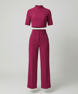 Selmara - Womens Tailored Autumn Trouser Set