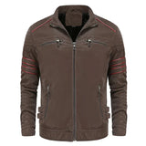 Evander – Men’s Stand Collar Jacket with Side Pockets