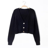 Elenora – Women’s Short Cable Knit Cardigan