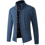 Men's knitted waistcoat – zip fastening at the front