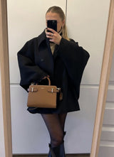 Valestra – Oversized Wool Coat For Women