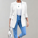 Marise – Women’s Longline Double Button Blazer