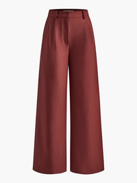 Maren | Women’s Pants | Solid Wide Leg Beltless