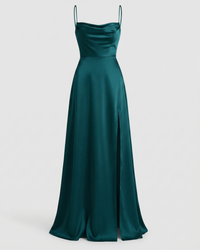 Lozendra - Women Elegant Maxi Dress With Side Slit