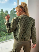 Zarelle – Women’s Zip Front Quilted Jacket