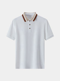 Mercan – Smart-Casual Contrast Collar Polo