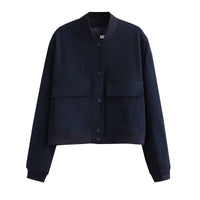 Ellie – Women’s Cropped Jacket With Pockets