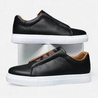 Mondevo - Premium Leather Slip On Men Sneakers
