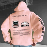Men’s Hoodie – Racing Print Pullover