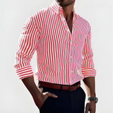 Montrévale - Classic Striped Formal Shirt For Men