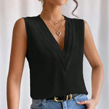 Minna - Elegant Sleeveless Womens Blouse