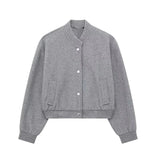 Zyrah - Womens Cropped Bomber Jacket