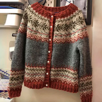 Rosaline – Women’s Vintage Knit Button Cardigan