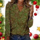 Mariella - Womens Glitter Top