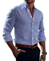 Montrévale - Classic Striped Formal Shirt For Men