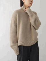 Women’s Sweater – High Neck with Long Sleeves