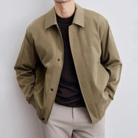 Alonzo – Men’s Collared Spring Jacket with Pockets