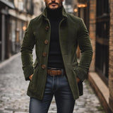 Thorne – Men’s Corduroy Coat with Slim Fit
