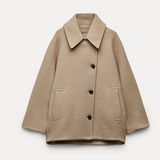 Valestra – Oversized Wool Coat For Women