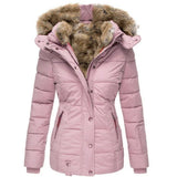 Women’s Collared Jacket - Textured Trim Design
