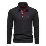 Evren - Mens Long Sleeve Polo Shirt